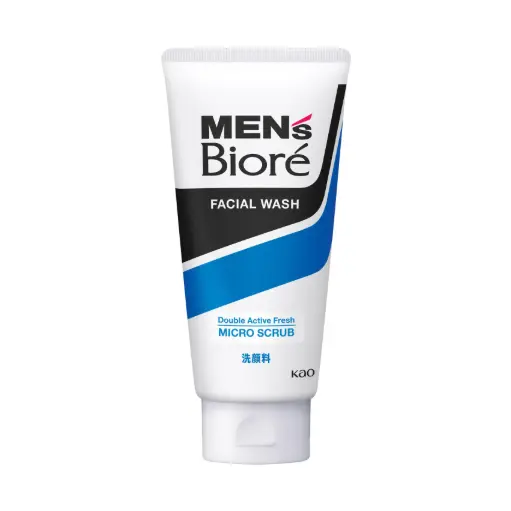 [26754530] Men's Biore Active Fresh Micro Scrub 130G/12