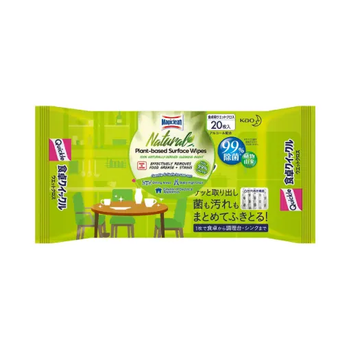 [722729] Magiclean Natural Plant-Based Surface Wipes 20s/20
