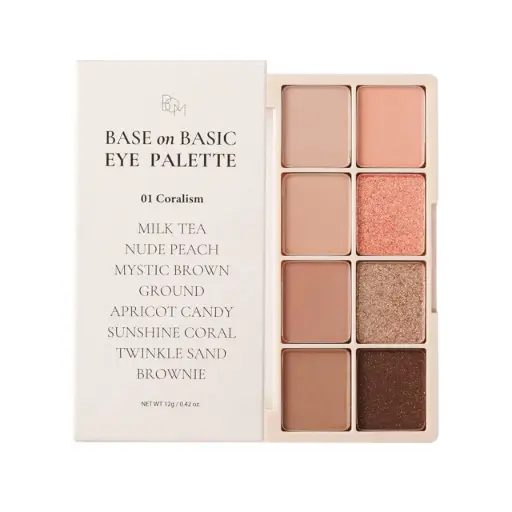 [8809720000000] BOM BASE on BASIC EYE PALETTE 01 Coralism