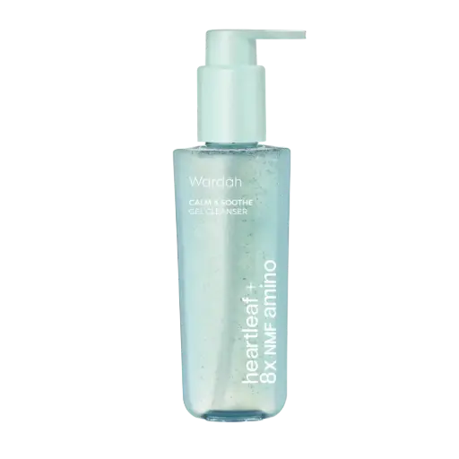 [8993137005999] [Wardah] Heartleaf + 8X NMF Amino Calm & Soothe Gel Cleanser 120ml
