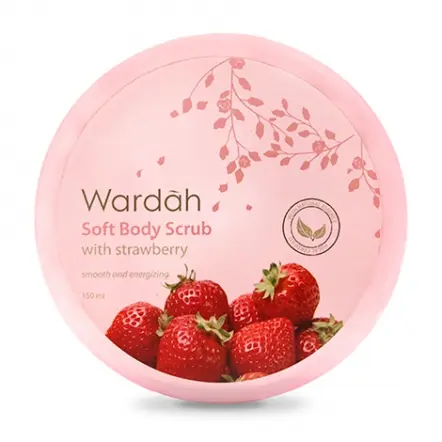 [8993137681490] [Wardah] Soft Body Scrub With Strawberry 150ml