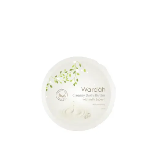 [8993137691918] [Wardah] Creamy Body Butter With Milk & Pearl 50ml