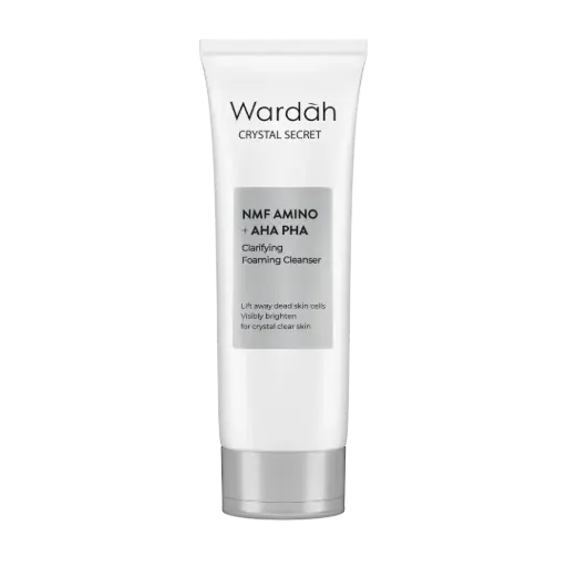 [8993137692335] [Wardah] Crystal Secret NMF Amino + AHA PHA Clarifying Foaming Cleanser 100ml
