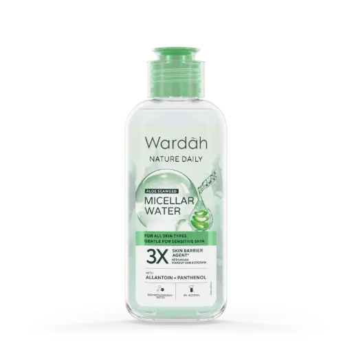 [8993137698672] [Wardah] Nature Daily Aloe Seaweed Micellar Water 100ml