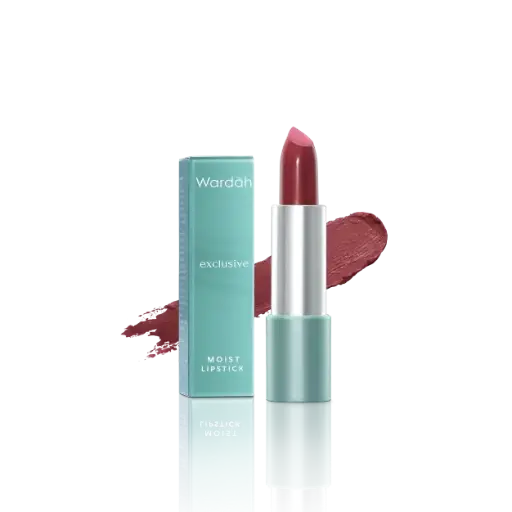 [8993137706315] [Wardah] Exclusive Moist Lipstick 23 Ruby Red 3.5g