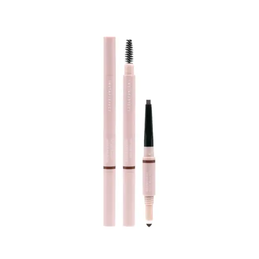 [8993137714006] [Instaperfect] Browflash 3-in-1 Brow Perfector 02 Ash Brown 0.6g