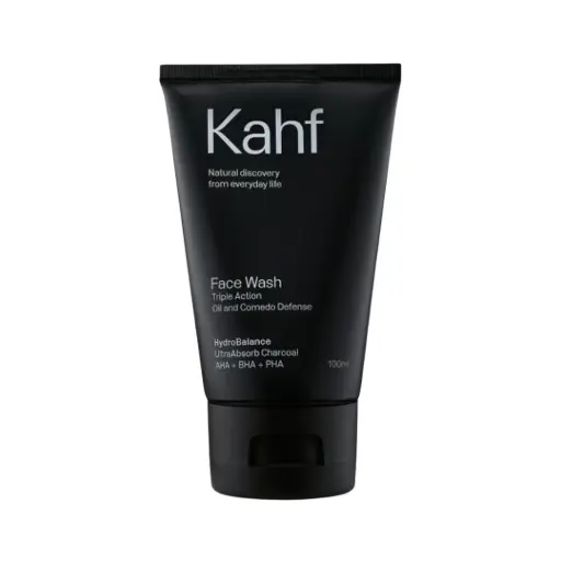 [8993137723756] [Kahf] Triple Action Oil and Comedo Defense Face Wash 100ml