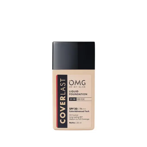 [8993137719018] [OMG] Oh My Glam Coverlast Liquid Foundation 31 W Biege