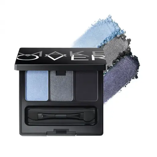 [8993137682558] [Make Over] Trivia Eye Shadow Black Goddiva 6g