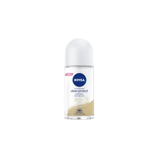 [2ND84498] NIVEA Deodorant Roll On Clean Protect 50ml