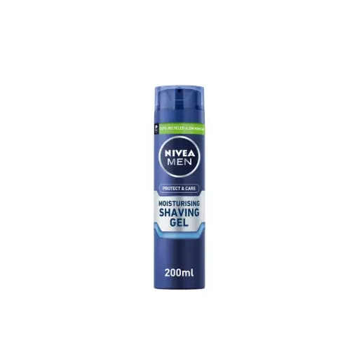 [2NM81760] NIVEA MEN Shaving Gel Protect & Care 200ml