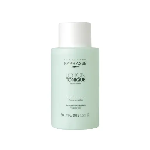 [8436097095582] [Byphasse] Sensi-Fresh Toning Lotion Aloe Vera Sensitive Skin 500ML / 12