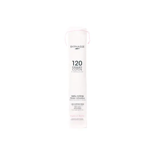 [8436097094011] [Byphasse] 120 Cotton Pads For Make-Up Removal / 28