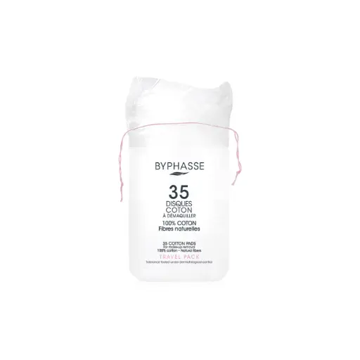 [8436097095247] [Byphasse] 35 Cotton Pads For Make-Up Removal / 48