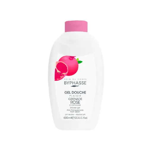 [8436097095735] [Byphasse] Plaisir Shower Gel Pink Pomegranate 600 ML / 12