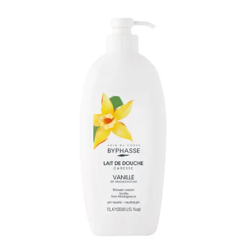 [8436097095810] [Byphasse] Caresse Shower Cream Vanilla 1L / 12