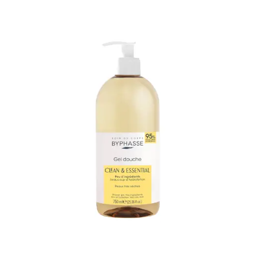[8436097095322] [Byphasse] Clean & Essential Shower Gel Very Dry Skin (Pump) 750ML / 12